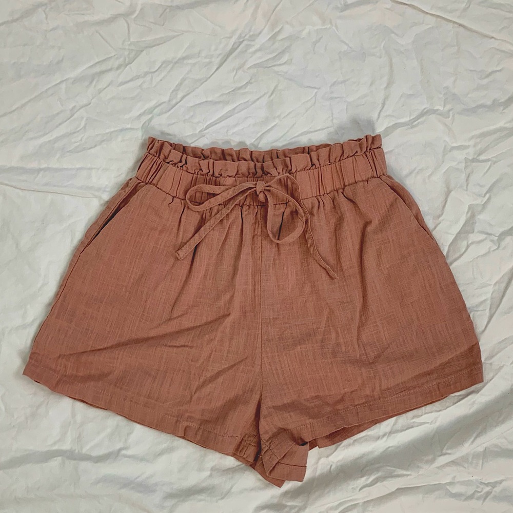 Pink Cotton Shorts
